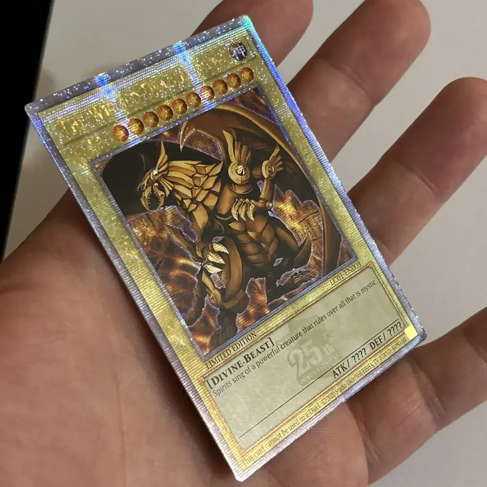 Yugioh ATTRIBUTE MISPRINT “Divino” LC01-EN003 The Winged Dragon Ra QCSR VLP Card